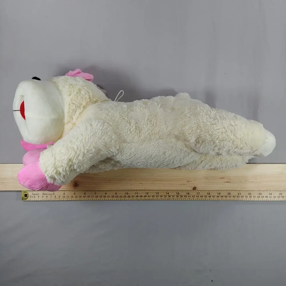 Lamb Chop Dog Plush Toy 24'' Jumbo Squeaky Soft Stuffed Pet Cuddle Chew Toy 2022